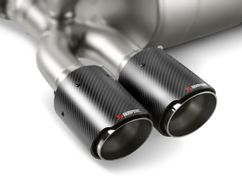Akrapovic TP-CT/26 FITS: 14-17 BMW M3/M4 (F80/F82) Tail Pipe Set (Carbon) Tips