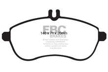 Load image into Gallery viewer, EBC UD1340 FITS: 12-14 Mercedes-Benz C250 (W204) 1.8 Turbo Ultimax2 Front Brake Pads Brake Pads OE