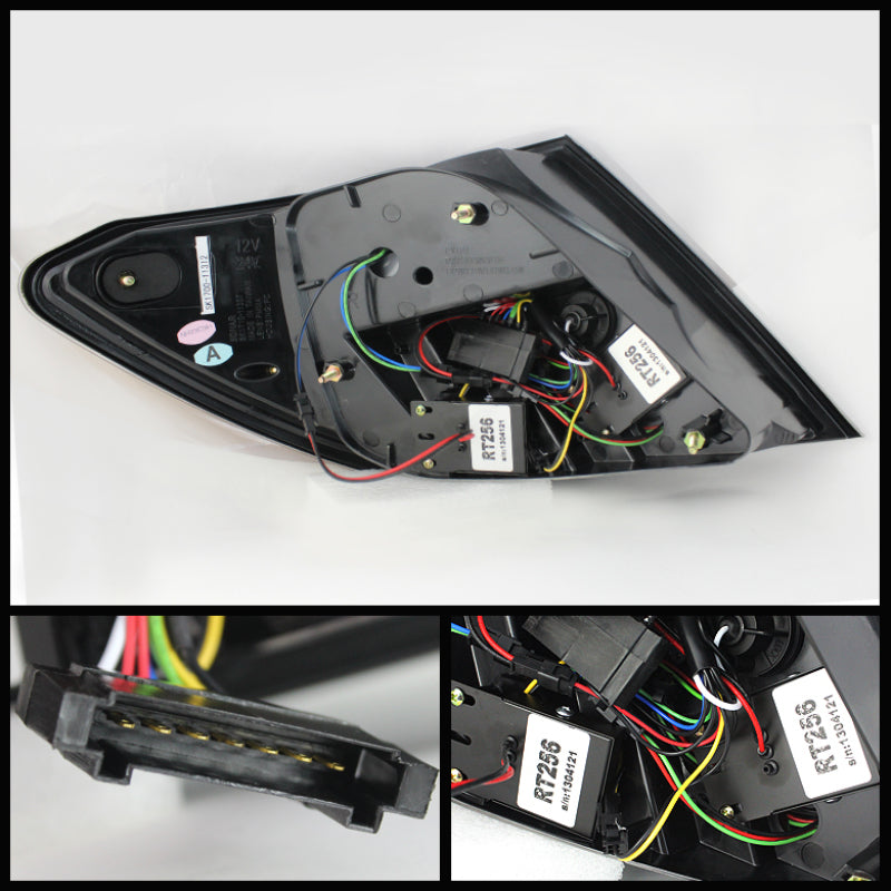 SPYDER 5072733 FITS: Mercedes Benz W204 C-Class 11-14 LED Tail Lights Blk ALT-YD-MBZC11-LED-BK Tail Lights
