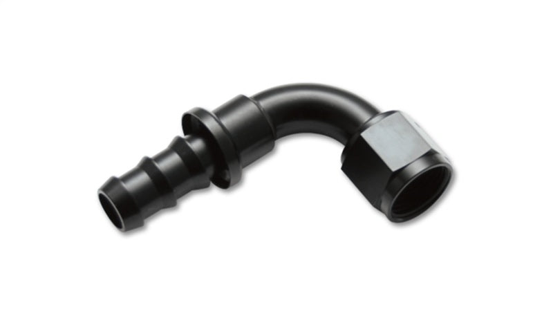 Vibrant 22906 FITS: -6AN Push-On 90 Deg Hose End Fitting Aluminum Fittings