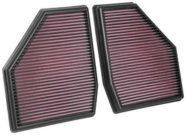 K&N Engineering 33-3128 FITS:K&N 18-19 BMW M5 V8 4.4L F/I Turbo Replacement Air Filter (Two Per Box) Air Filters Drop In