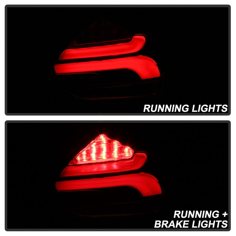 SPYDER 5085719 FITS: 15-17 Ford Focus Hatchback LED Tail Lights w/Indicator/Reverse Black (ALT-YD-FF155D-LED-BK) Tail Lights