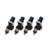 BLOX Racing BXEF-04914.14-1000-4 FITS: Eco-Fi Street Injectors 1000cc/min w/ 1/2in Adapter For Honda K Series Set of 4 Fuel Injectors Single
