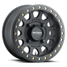 Load image into Gallery viewer, Method Wheels MR40157047552B FITS:Method MR401 UTV Beadlock 15x7 / 5+2/38mm Offset / 4x136 / 106mm CB Matte Black Wheel Wheels Cast