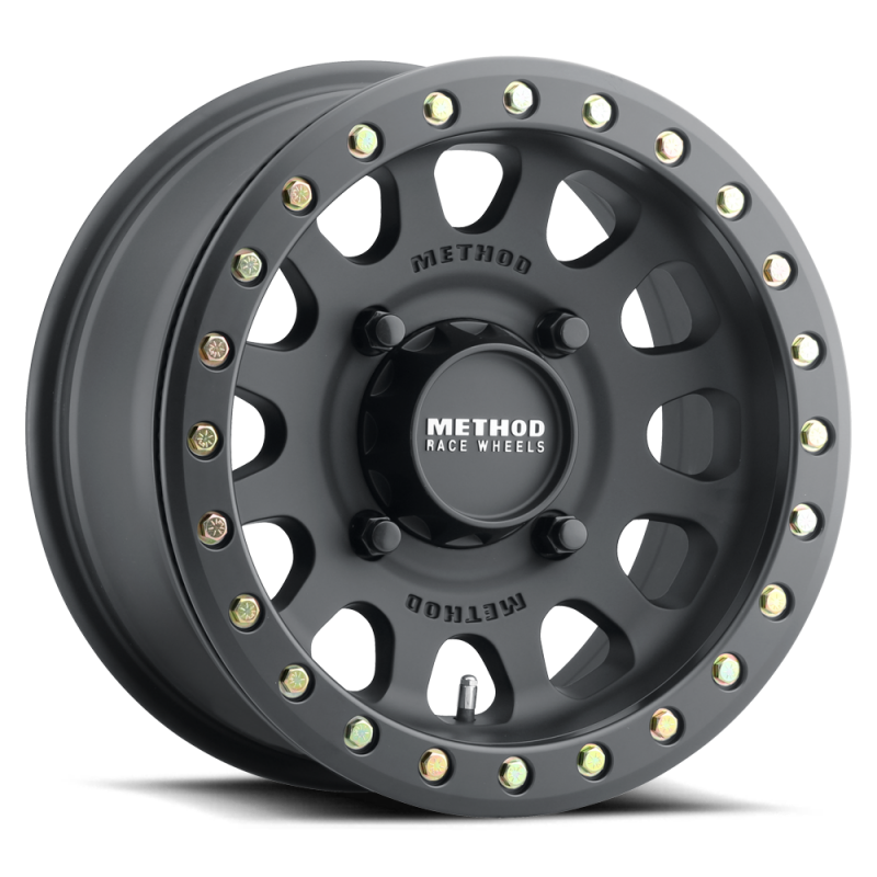 Method Wheels MR40157046552B FITS:Method MR401 UTV Beadlock 15x7 / 5+2/38mm Offset / 4x156 / 132mm CB Matte Black Wheel Wheels Cast