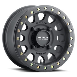 Method Wheels MR40157046552B FITS:Method MR401 UTV Beadlock 15x7 / 5+2/38mm Offset / 4x156 / 132mm CB Matte Black Wheel Wheels Cast