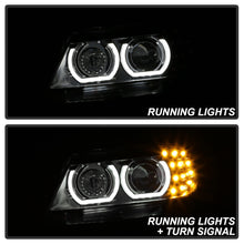 Load image into Gallery viewer, SPYDER 5086495 FITS: 09-12 BMW E90 3-Series 4DR HID w/ AFS Only LED Turn Black PRO-YD-BMWE9009-AFSHID-BK Headlights