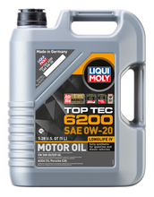 Load image into Gallery viewer, LIQUI MOLY 20238 FITS: 5L Top Tec 6200 Motor Oil 0W20 Motor Oils