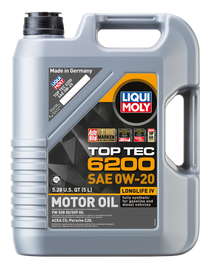 LIQUI MOLY 20238 FITS: 5L Top Tec 6200 Motor Oil 0W20 Motor Oils