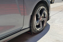 Load image into Gallery viewer, Rally Armor MF58-UR-RD/WH FITS: 19-21 Hyundai Veloster Turbo/2.0/R-Spec Red UR Mud Flap w/White Logo Mud Flaps