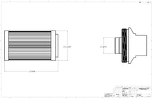 Load image into Gallery viewer, Aeromotive 12385 FITS: In-Line Filter AN -10 size Male 10 Micron Microglass Element Bright-Dip Black Fuel Filters