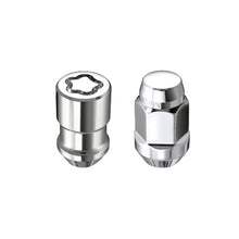 Load image into Gallery viewer, McGard 84537 FITS: 5 Lug Hex Install Kit w/Locks (Cone Seat Nut / Bulge) M12X1.5 / 3/4 Hex / 1.45in L Chrome Lug Nuts