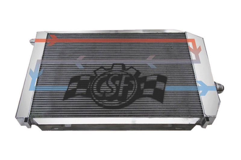 CSF 8131B FITS: BMW B58/B48 Front Mount Triple-Pass Heat Exchanger w/Rock Guard Black Radiators