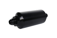 Load image into Gallery viewer, Aeromotive 12375 FITS: In-Line Filter AN-08 size Male 10 Micron Microglass Element Bright-Dip Black Fuel