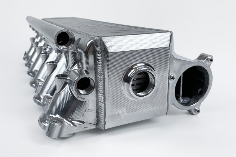 CSF 8400 FITS: Gen 2 B58 Race X Charge-Air-Cooler Manifold Raw Billet Aluminum Finish Intercoolers