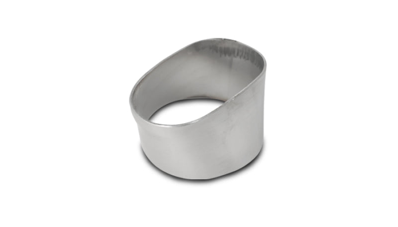 Vibrant 1448A FITS: 90mmx55mm Oval to 76mm Round Transition Adapter T304 SS for use with Part #1448 and #14480 Flanges