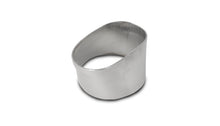 Load image into Gallery viewer, Vibrant 1448A FITS: 90mmx55mm Oval to 76mm Round Transition Adapter T304 SS for use with Part #1448 and #14480 Flanges