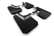 Load image into Gallery viewer, Rally Armor MF112-UR-BLK-MBK FITS: 24-25 Tesla Cybertruck Black UR Mud Flap Metallic Black Logo Mud Flaps