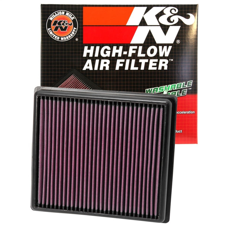 K&N Engineering 33-2990 FITS:K&N Replacement Air Filter 12 BMW 320i/328i 2.0L Air Filters Drop In