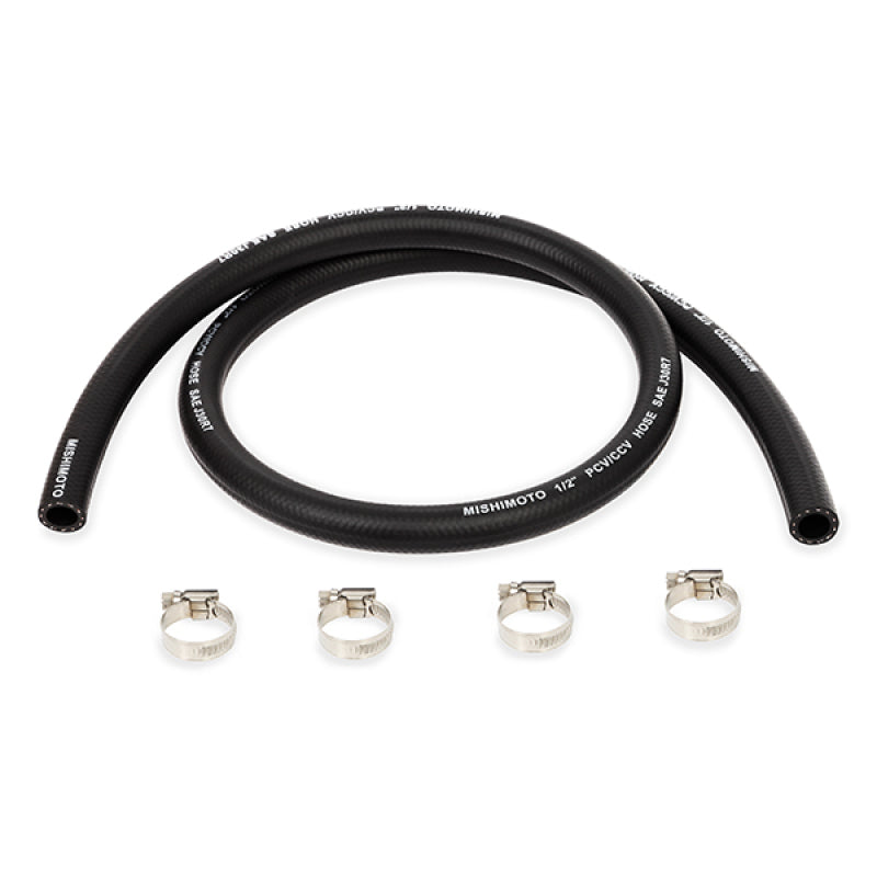 Mishimoto MMHOSE-CC12-4 FITS: Oil Catch Cans FITS: Universal Catch Can Hoses 0.5in x 4ft Oil Catch Cans