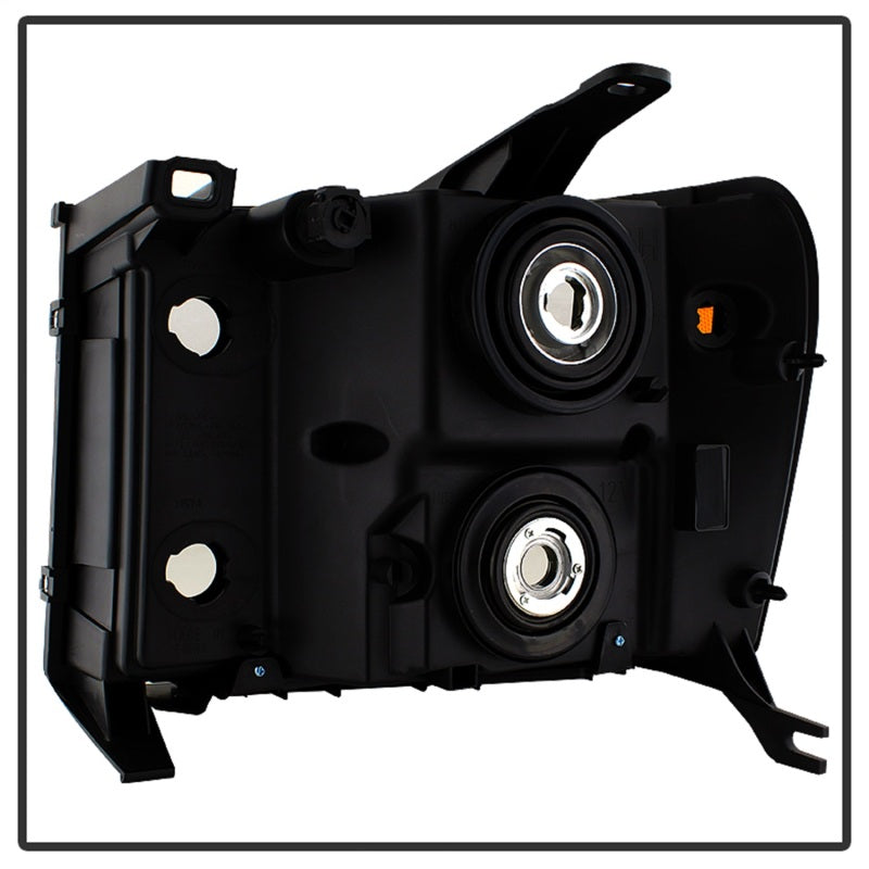 SPYDER 9034749 FITS:xTune GMC Sierra 07-13 Crystal Headlights Black HD-JH-GSIE07-AM-BK Headlights