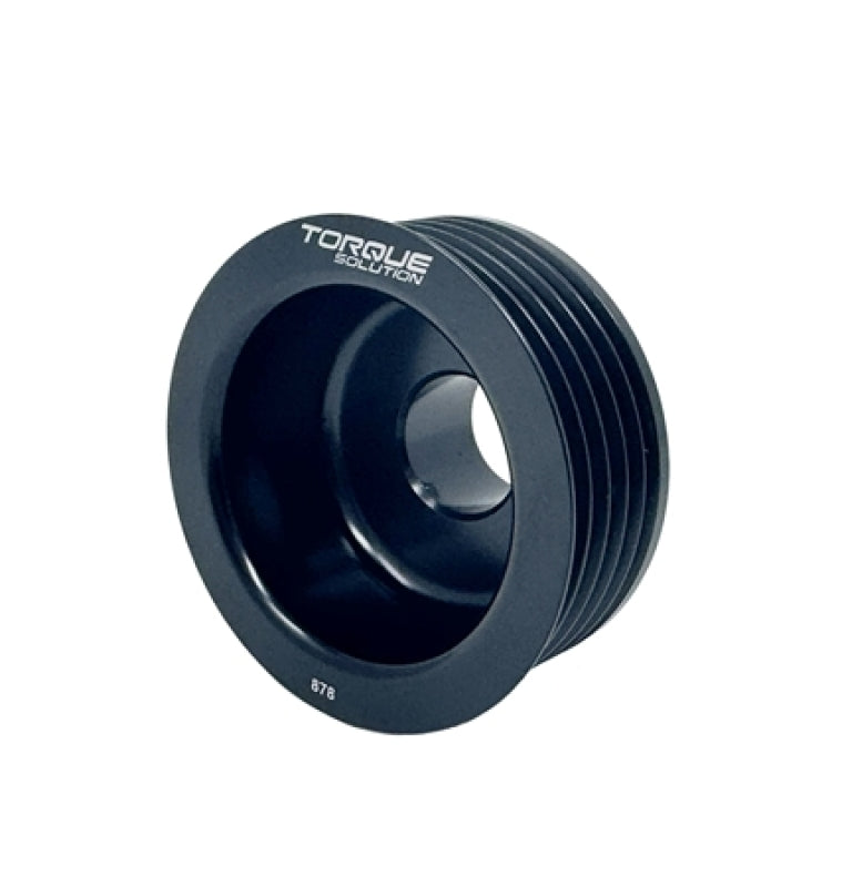 Torque Solution TS-SU-878 FITS: Lightweight Alternator Pulley (Black): Subaru EJ WRX 06-14 / STI 07-21 Pulleys Crank, Underdrive