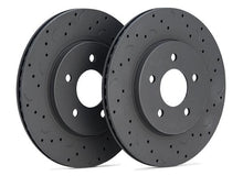 Load image into Gallery viewer, Hawk Performance HTC4567 FITS: Hawk Talon 2010 Audi A3 Base Drilled and Slotted Rear Brake Rotor Set Brake Rotors Slot &amp; Drilled