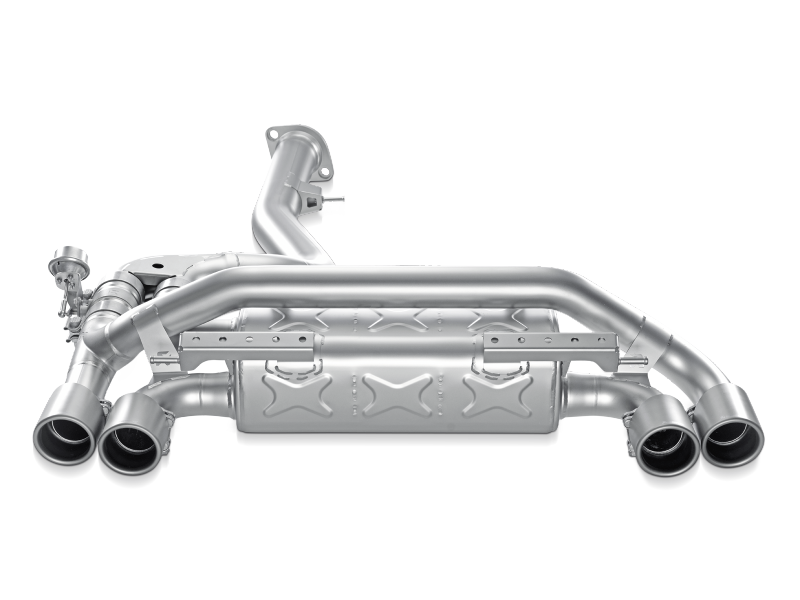 Akrapovic M-BM/T/4H FITS: 11-12 BMW 1 Series M Coupe (E82) Slip-On Line (Titanium) (Req. Tips) Muffler