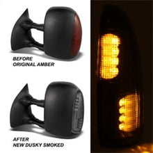 Load image into Gallery viewer, SPYDER 9924729 FITS:xTune Ford Superduty F250-F650 03-07 Amber LED Mirror Signal Lens Smoke ACC-LED-FDSD99-MR-SM Side Mirrors