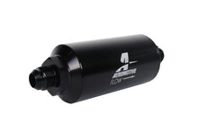 Load image into Gallery viewer, Aeromotive 12375 FITS: In-Line Filter AN-08 size Male 10 Micron Microglass Element Bright-Dip Black Fuel