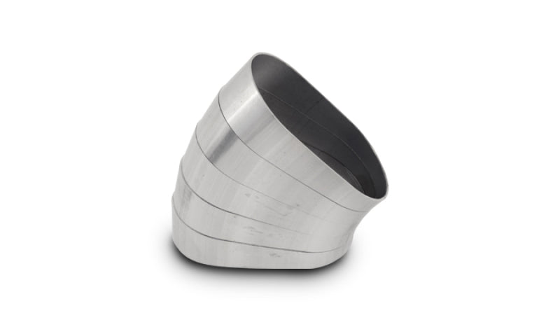 Vibrant 13575 FITS: Horizontal 304 SS Nominal 3 in. Oval / 3.75 in. Centerline Radius, 9 degree/cut -Set of 5 Steel Tubing