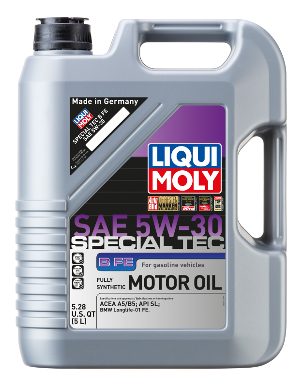LIQUI MOLY 20444 FITS: 5L Special Tec B FE Motor Oil SAE 5W30 Motor Oils
