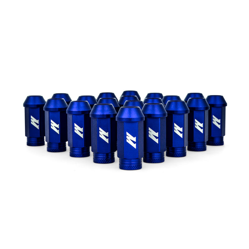 Mishimoto MMLG-15-20LBL FITS: Aluminum Locking Lug Nuts M12x1.5 20pc Set Blue Lug Nuts