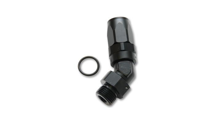 Vibrant 24402 FITS: Male -6AN 45 Degree Hose End Fitting 9/16-18 Thread (6) Fittings