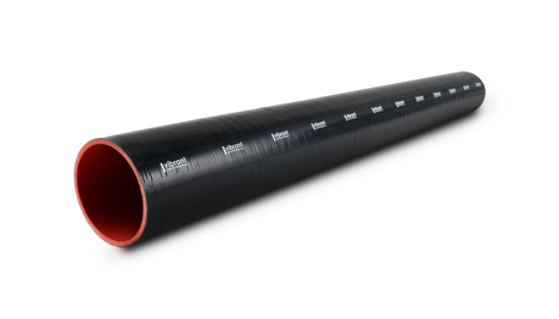 Vibrant 2713 FITS: 4 Ply Reinforced Silicone Straight Hose Coupling 2.75in I.D. x 36in long (BLACK) Silicone Couplers & Hoses