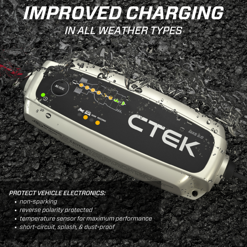 CTEK K40-206 FITS: 40-206 Battery Charger MXS 5.0 4.3 Amp 12 Volt Battery Chargers