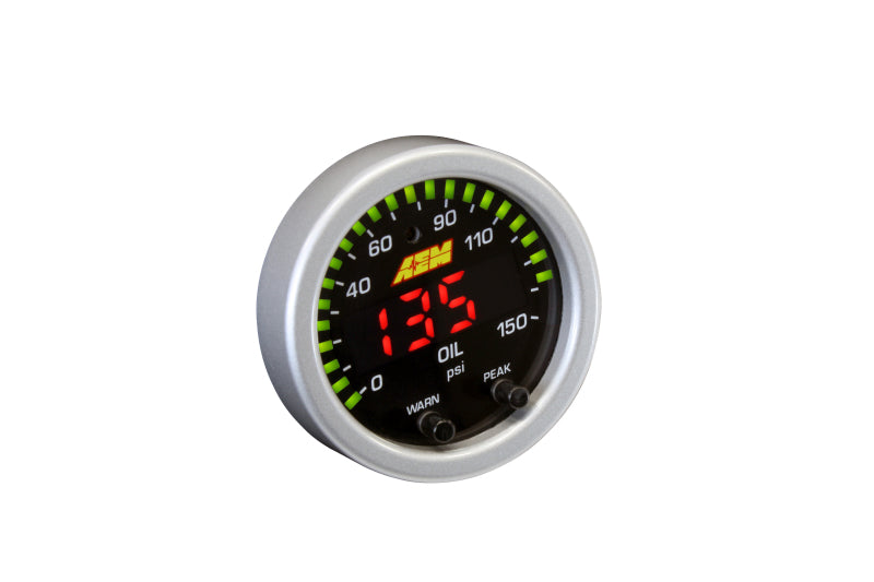 AEM 30-0307 FITS: X-Series 0-150 Oil Pressure Gauge Kit Gauges