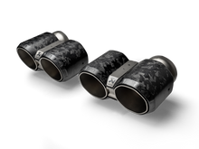 Load image into Gallery viewer, Akrapovic TP-CT/73/CF FITS: BMW M2 Coupe (G87) Tail Pipe Set Chopped Carbon Tips