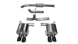 CORSA Performance 14857BLK FITS: 2015-2021 Subaru WRX Cat Back Exhaust Black Quad 3.5in Tips *Sport* Catback