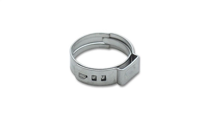 Vibrant 12274 FITS: One Ear Stepless Pinch Clamps 11.3-13.8mm clamping range (Pack of 10) SS 7mm band width Clamps