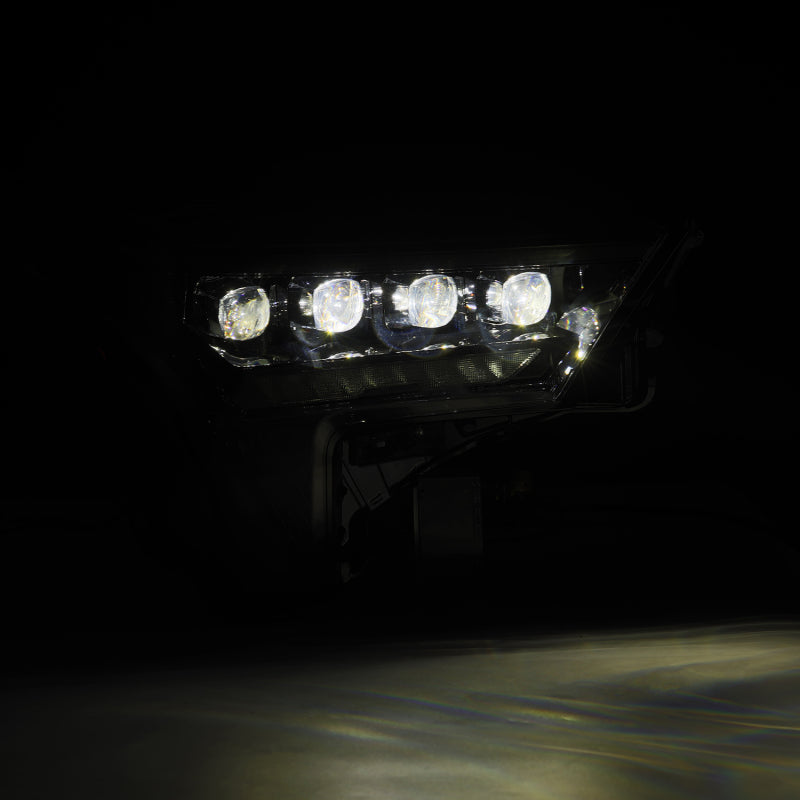 AlphaRex 880871 FITS: 22-23 Toyota Tundra NOVA-Series Headlights Alpha-Black w/Amber DRL Req 810029 OR 810030 Headlights
