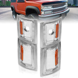 ANZO 521041 FITS: 1994-1998 Chevrolet Blazer Corner Lights Clear Lens w/ Amber Reflector Lights Corner