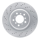 DFC 08-13 BMW 1 Series M Left Front Drilled GeoSPEC Coated Rotor