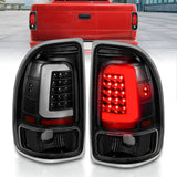 ANZO 311347 FITS: 1997-2004 Dodge Dakota LED Taillights Black Housing Clear Lens Pair Tail Lights
