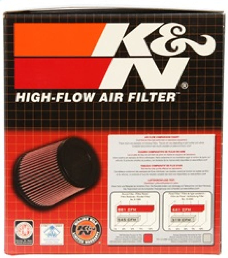 K&N Engineering RU-3600 FITS:K&N Universal Air Filter 4in Flange / 5-3/8 in Base / 4-1/2in Top / 5in Height Air Filters Universal Fit