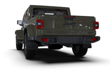 Load image into Gallery viewer, Rally Armor MF104-BLK-MBK FITS: 19-24 Jeep JT Gladiator (Mojave/Rubicon) Black Mud Flap w/Metallic Black Logo Mud Flaps