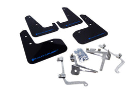 Rally Armor MF19-UR-BLK/BL FITS: 11-14 Subaru WRX/STI (Sedan Only) Black UR Mud Flap w/Blue Logo Mud Flaps