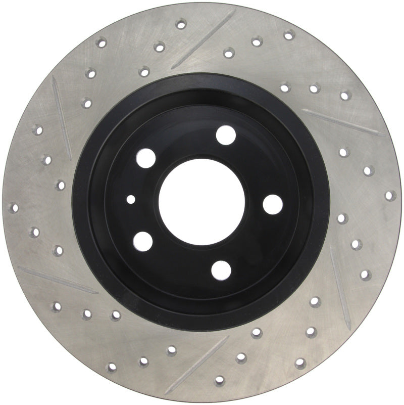 Stoptech 127.33127L FITS:StopTech Power Slot 09-10 Audi A4/A4 Quattro / 08-10 A5 / 10 S4 Rear Left Drilled & Slotted Rotor Brake Rotors Slot & Drilled