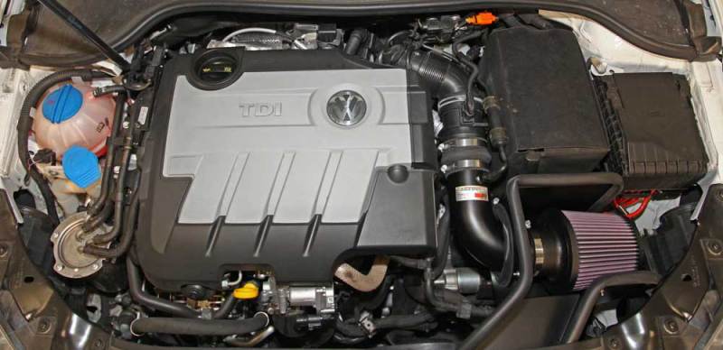 K&N Engineering 69-9509TTK FITS:K&N 13-14 Volkwagen Jetta TDI 2.0L Typhoon Short Ram Intake Cold Air Intakes