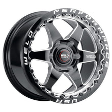 Load image into Gallery viewer, Weld S90970089P42 FITS: S909 17x10 Ventura 6 Beadlock 6x135 ET42 BS7.25 Gloss BLK MIL DIA 87.1 Wheels Cast